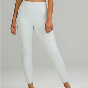 Lululemon 25” Align High-Rise Leggings in Ocean Air. Double lined. Worn twice.